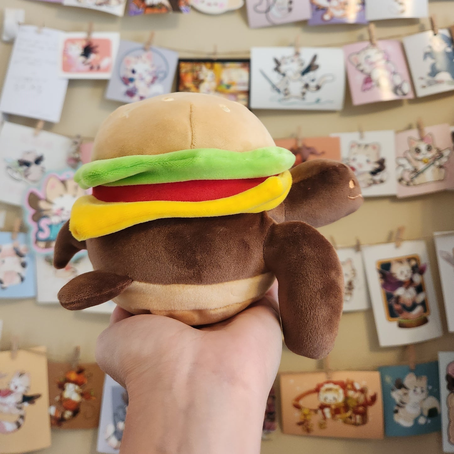 SEWING PATTERN - Burger Turtle Plush
