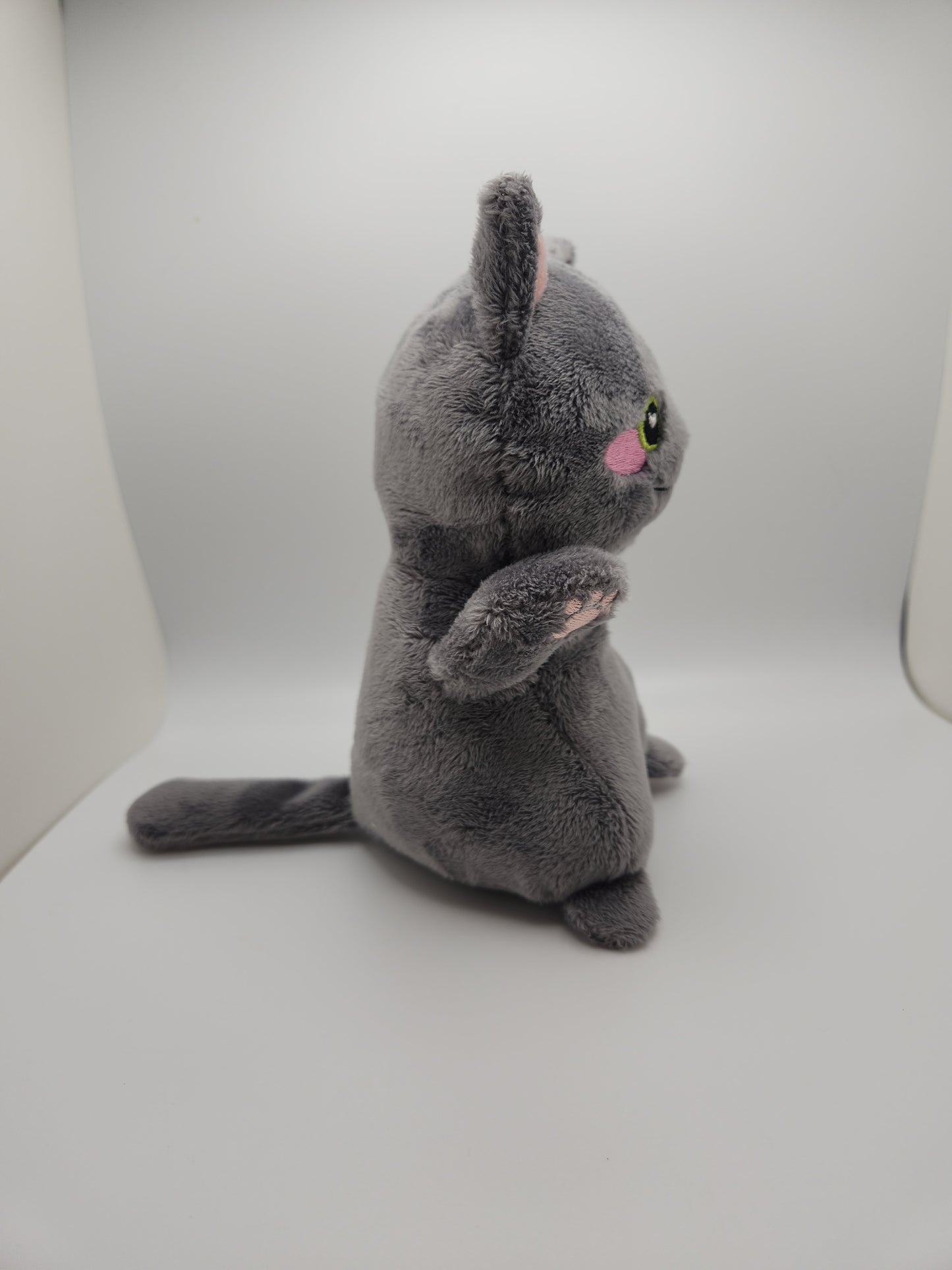 PROTOTYPE PLUSH - Cat in a Box (Grey Treats)
