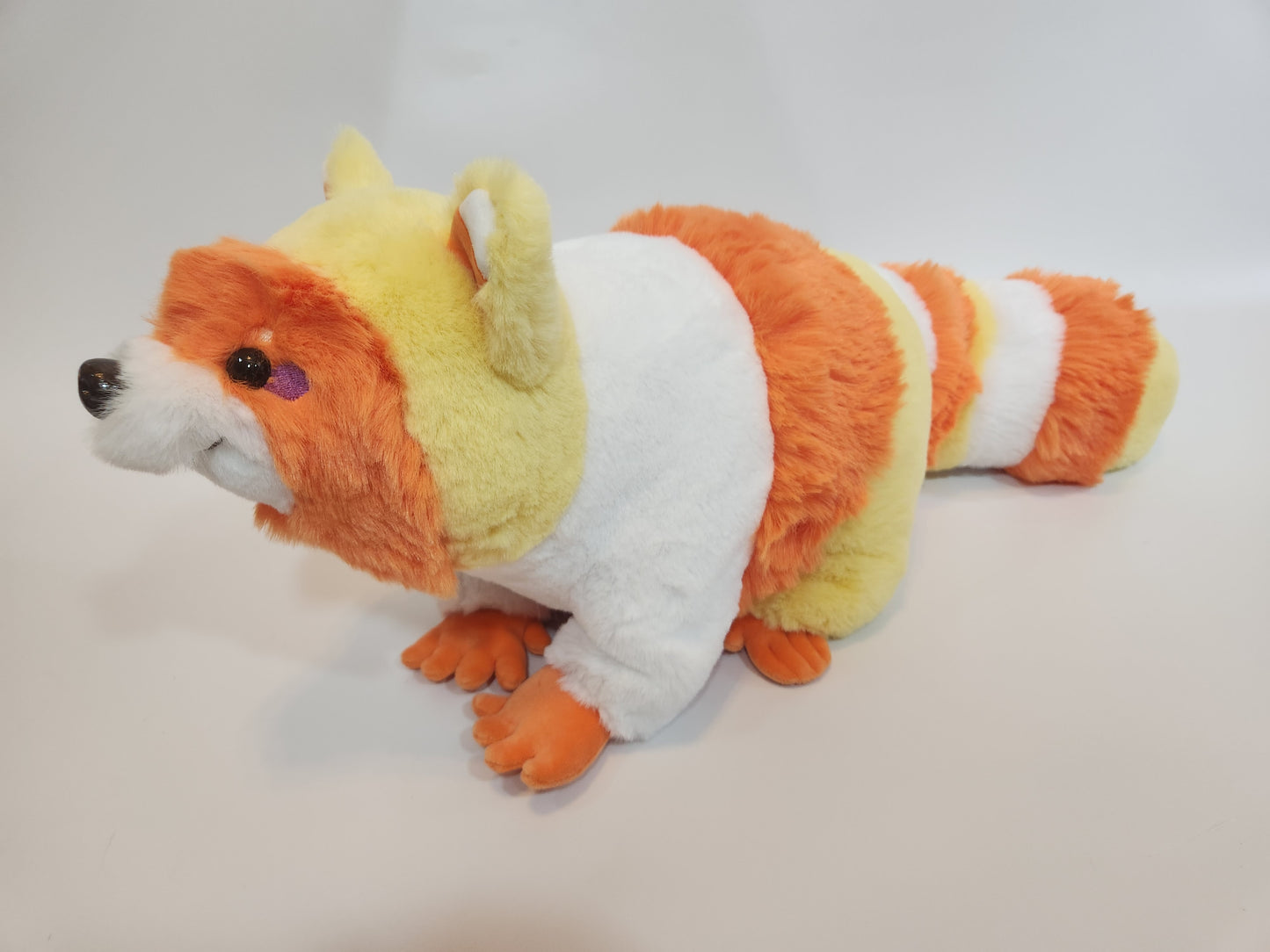 Raccoon plush (candy corn, luxe cuddle)