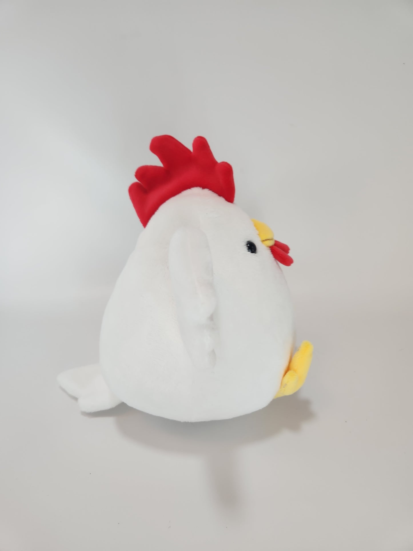 White chonky chicken with hats (3mm minky)