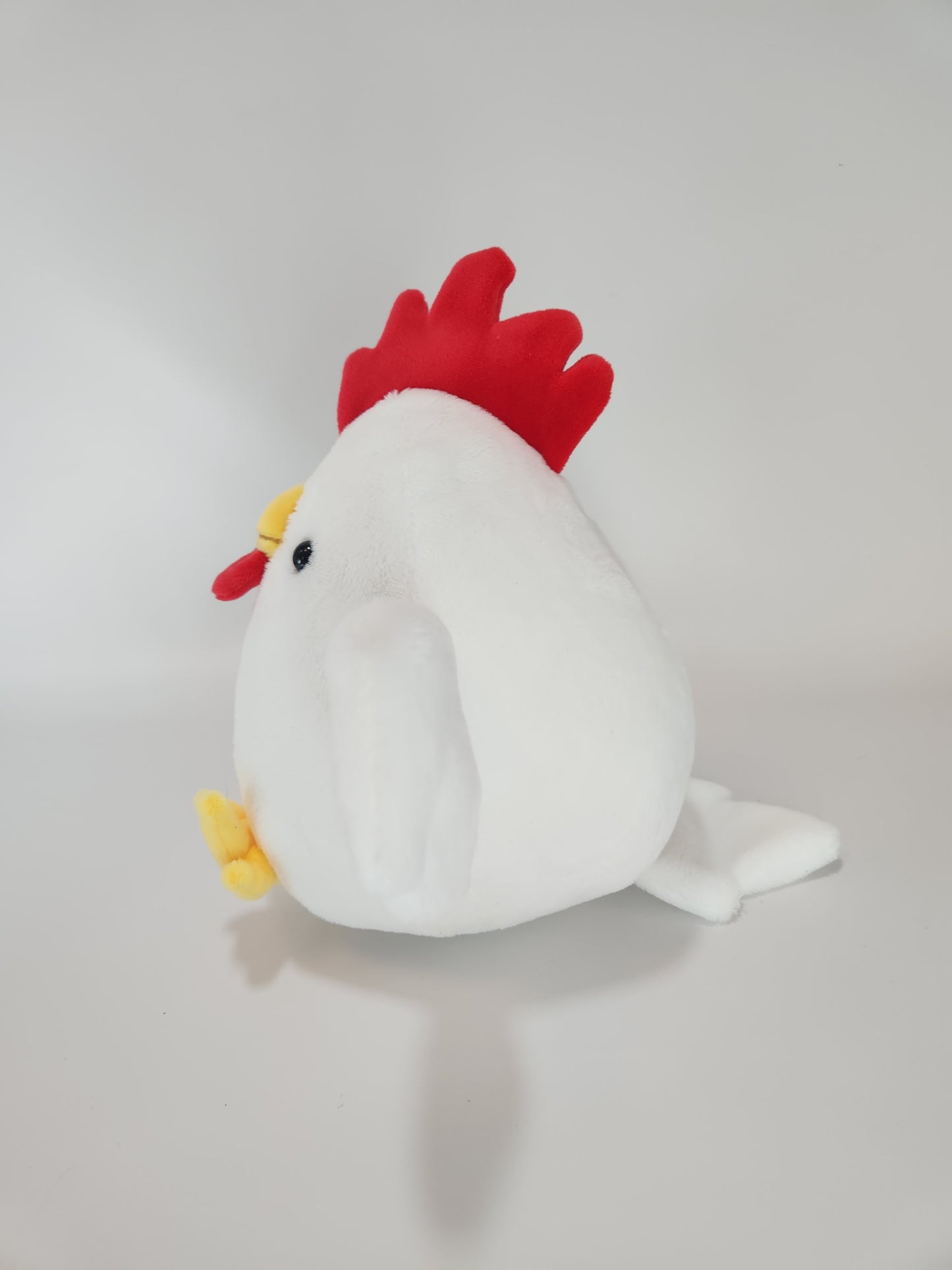 White chonky chicken with hats (3mm minky)