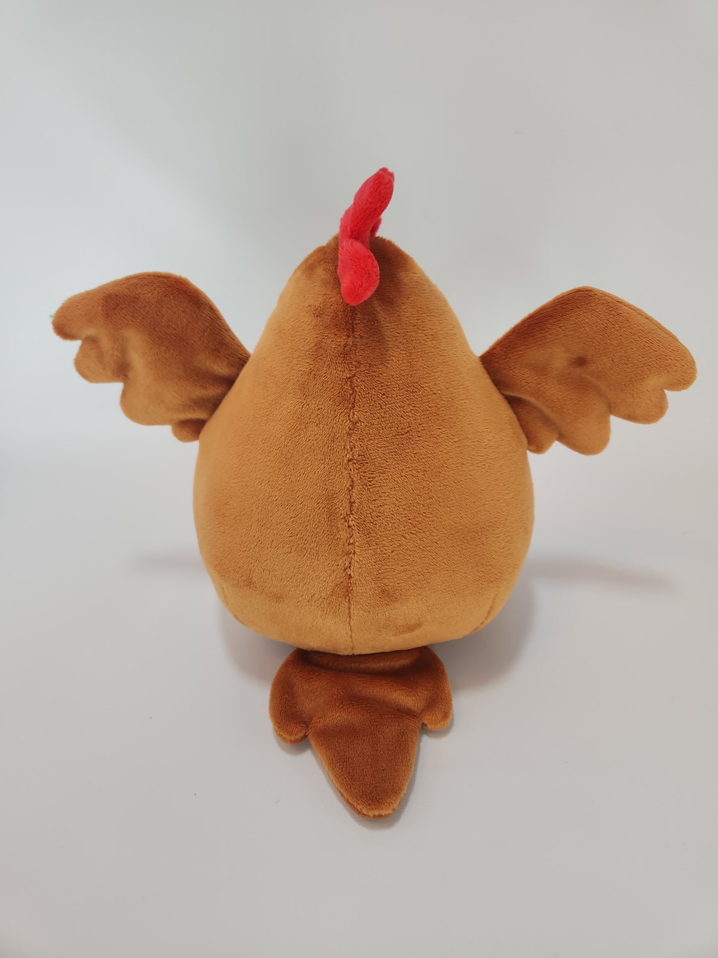 Brown chonky chicken with hats (1mm minky)