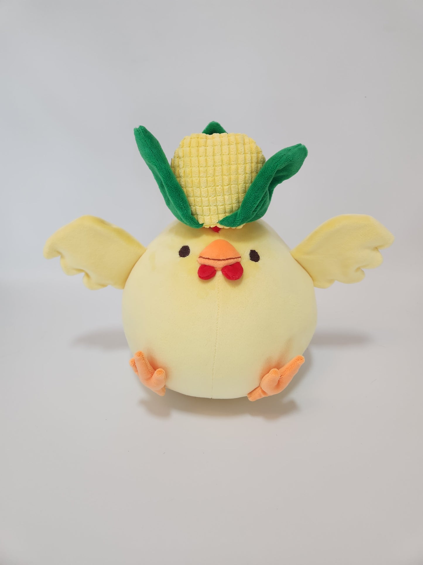 Yellow chonky chicken with hats (mochi)
