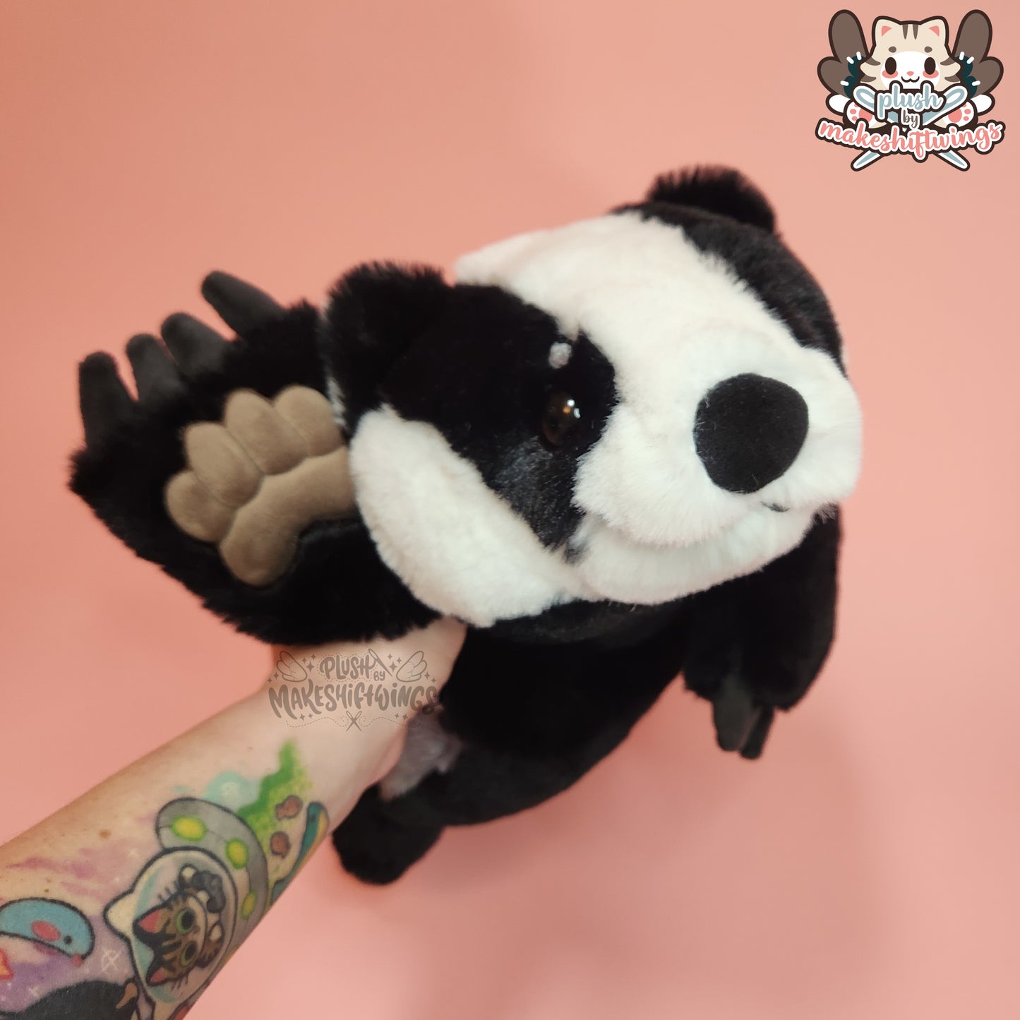 Flat Badger Plush (Luxe cuddle)