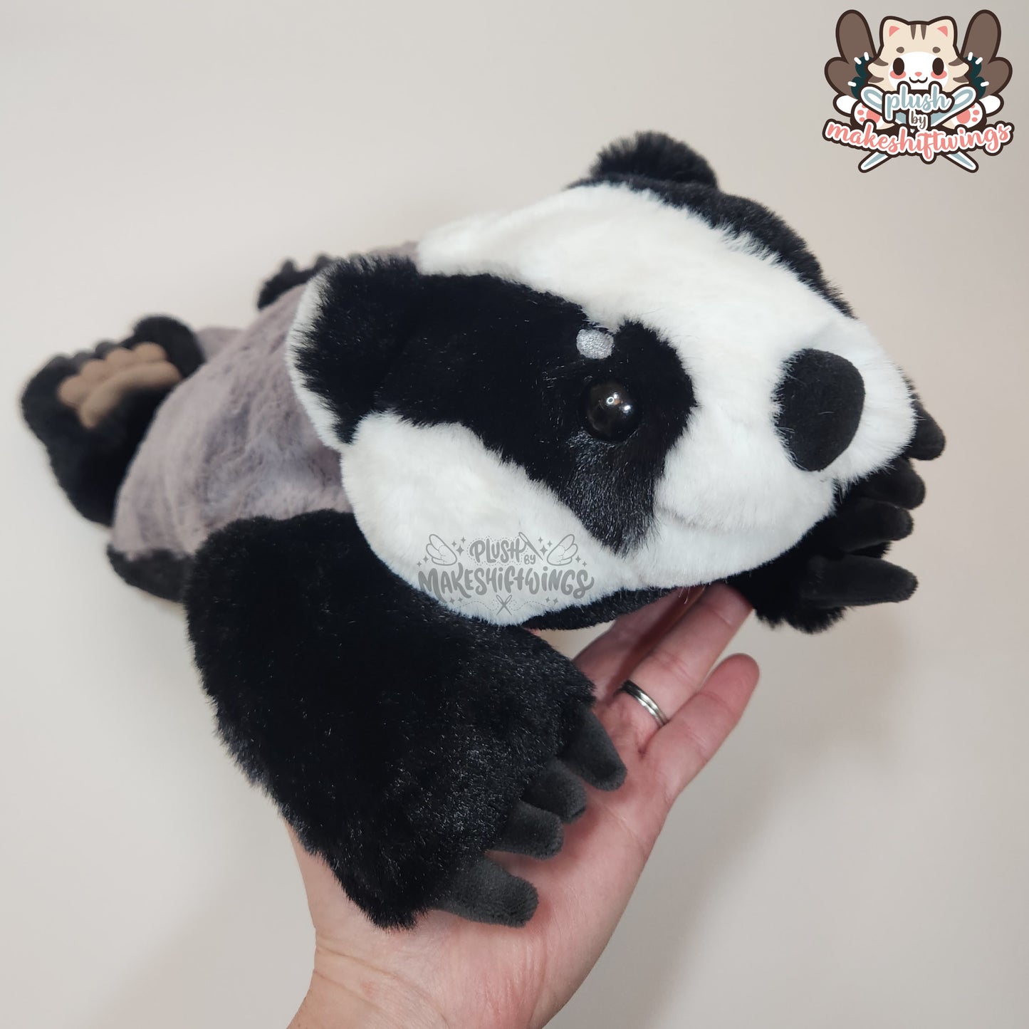 Flat Badger Plush (Luxe cuddle)