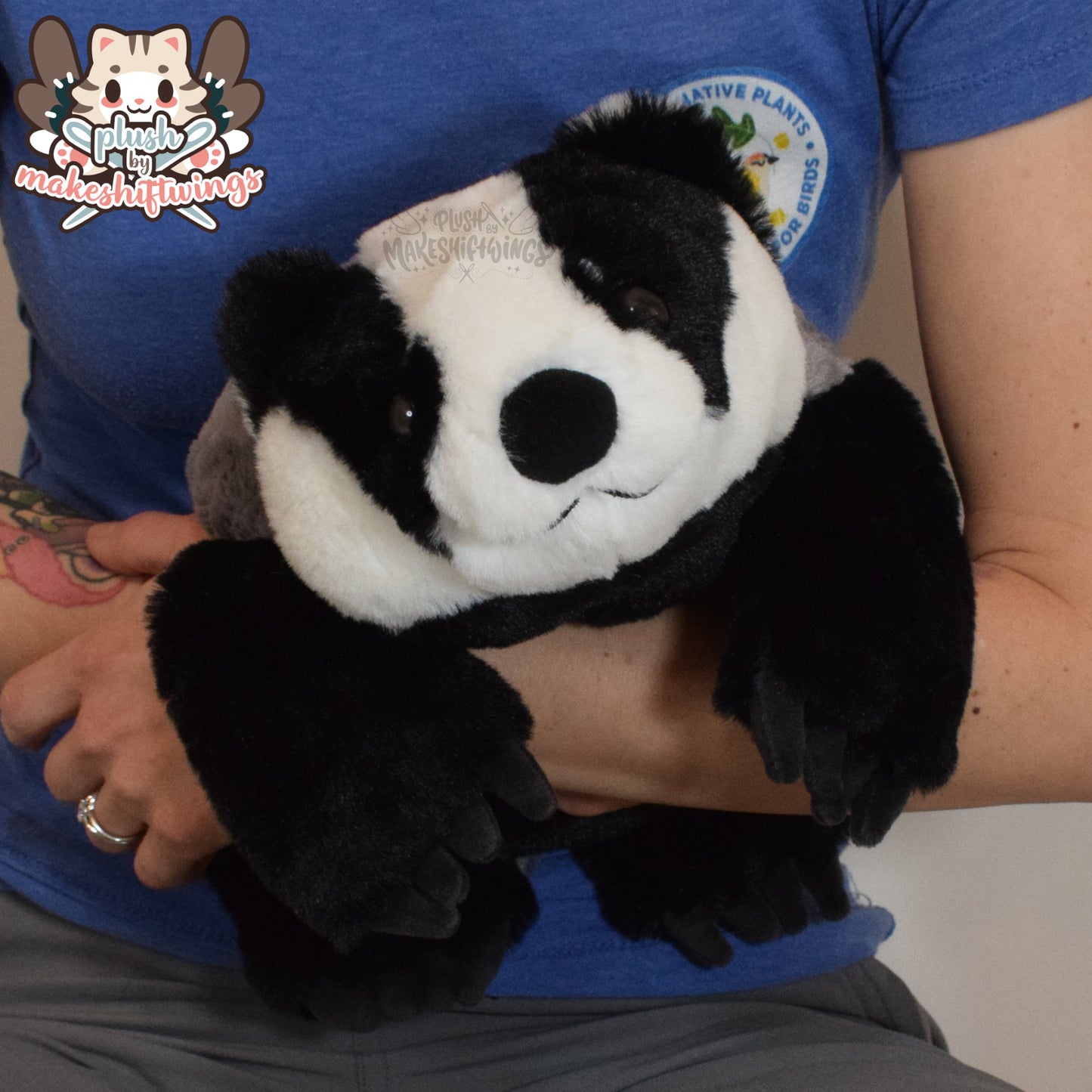 Flat Badger Plush (Luxe cuddle)