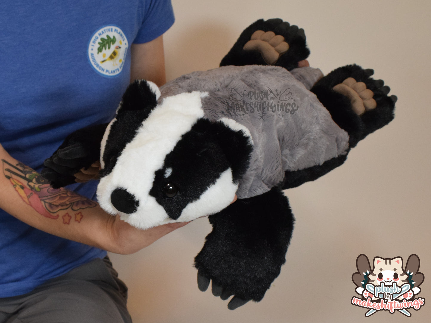 Flat Badger Plush (Luxe cuddle)