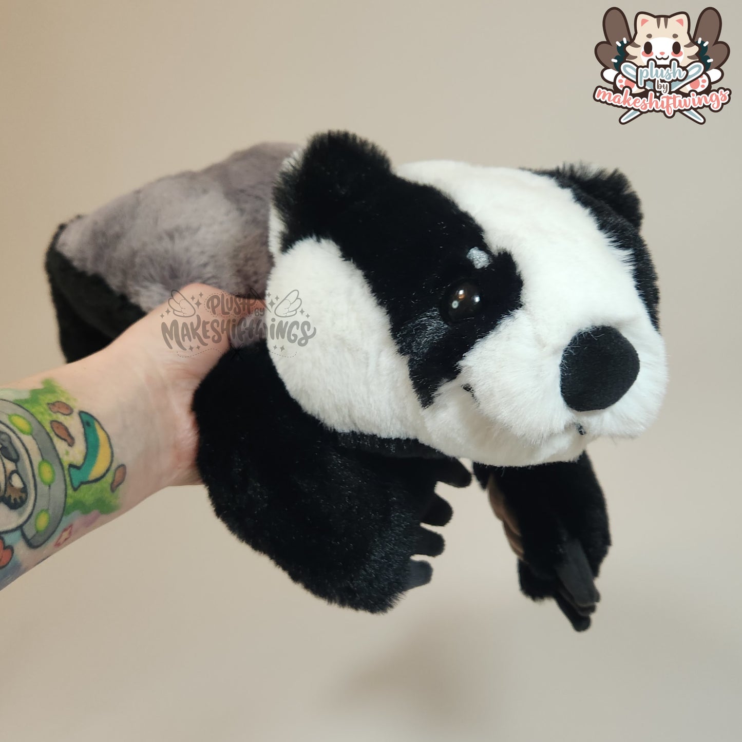 Flat Badger Plush (Luxe cuddle)