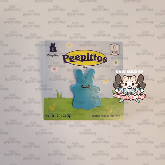 Mini Blue Peepitto Pin