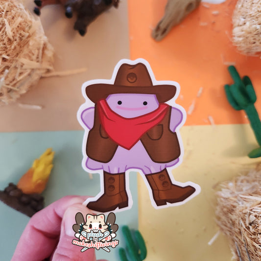 Cowboy sticker