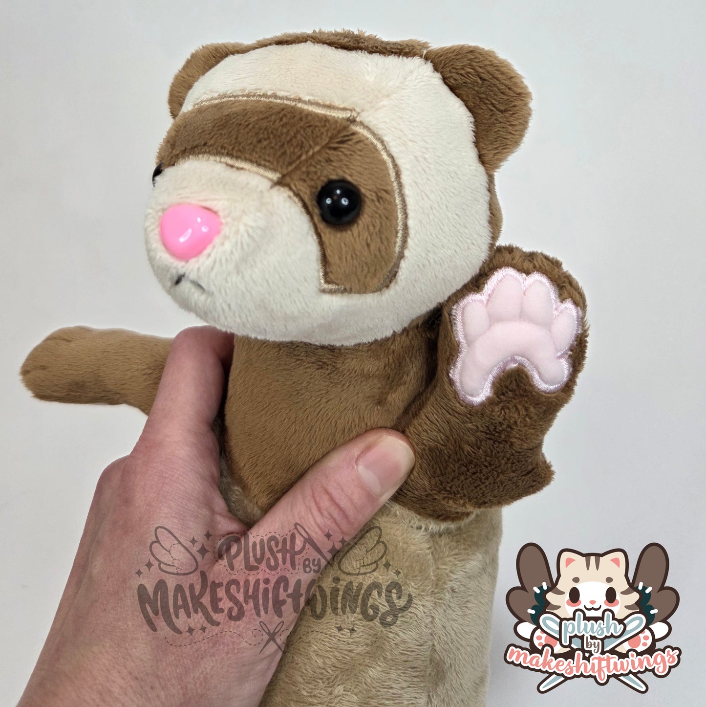 Sable ferret plush