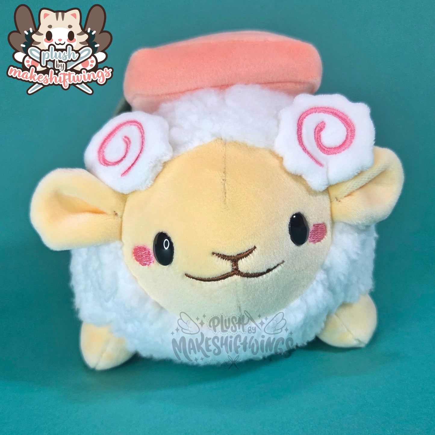 Sushi Sheep Plushie (Fish Cake Horns)