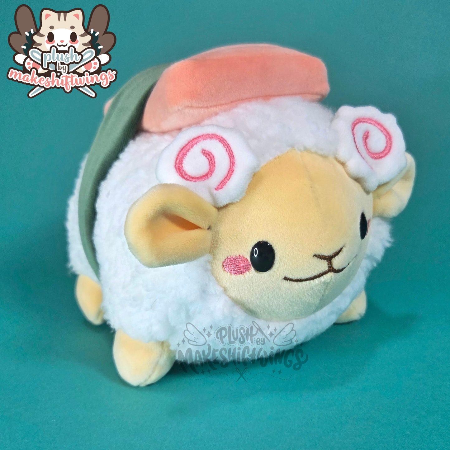 Sushi Sheep Plushie (Fish Cake Horns)