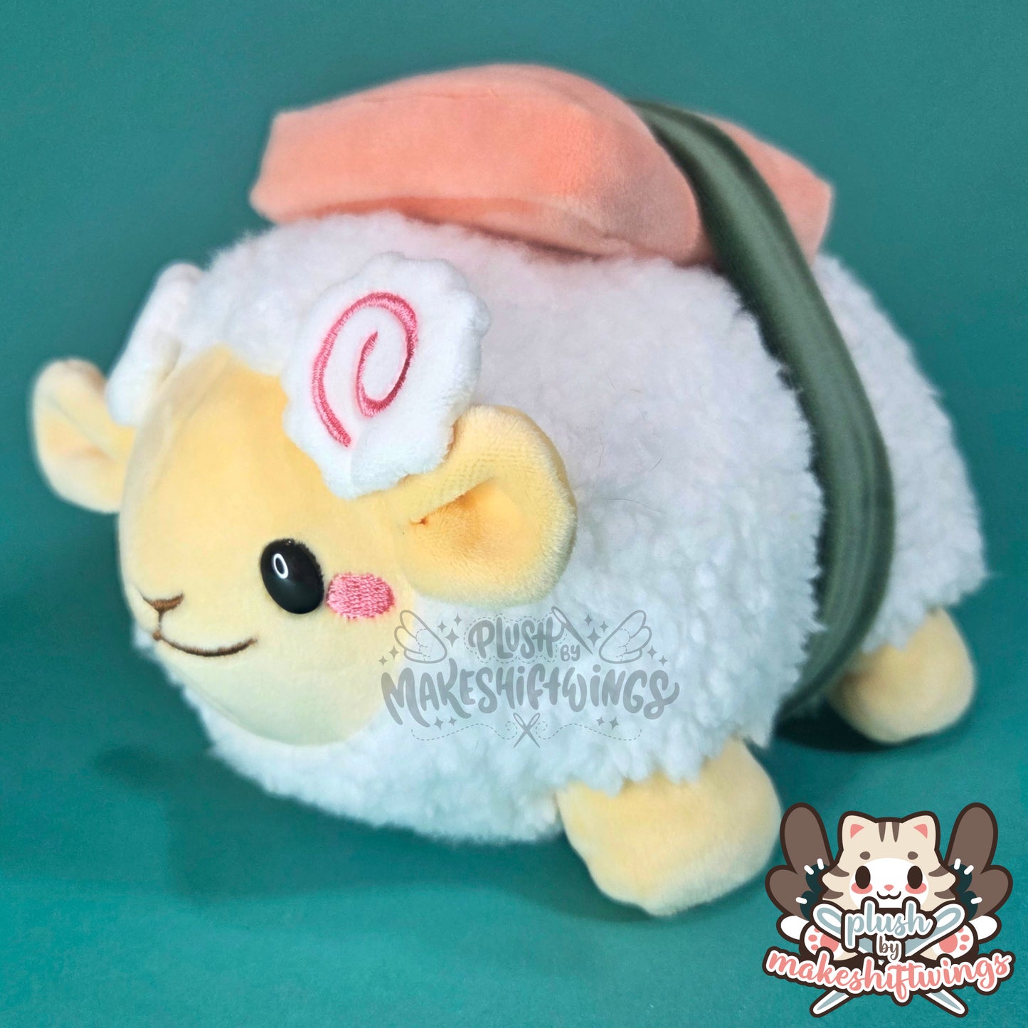 Sushi Sheep Plushie (Fish Cake Horns)