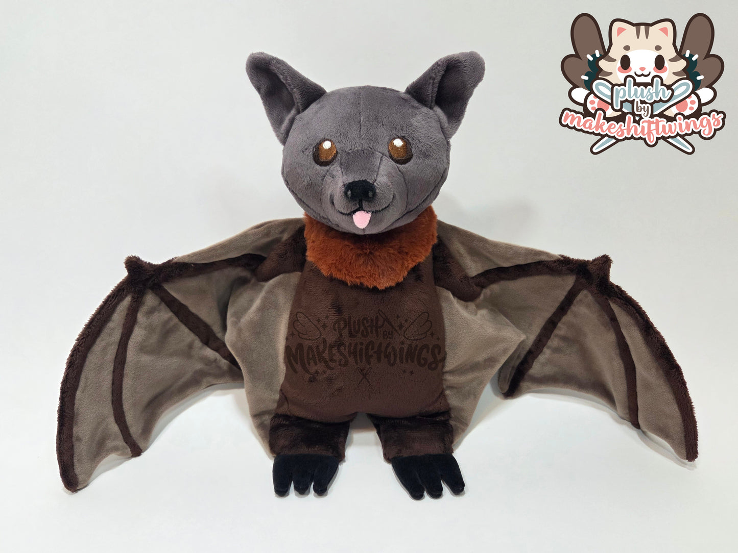Floppy bat plush