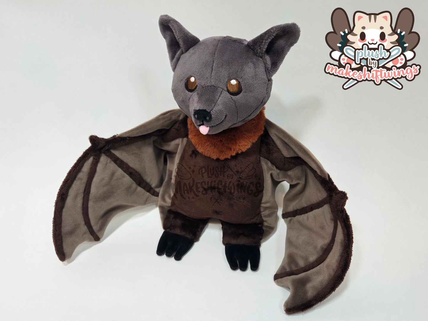 Floppy bat plush