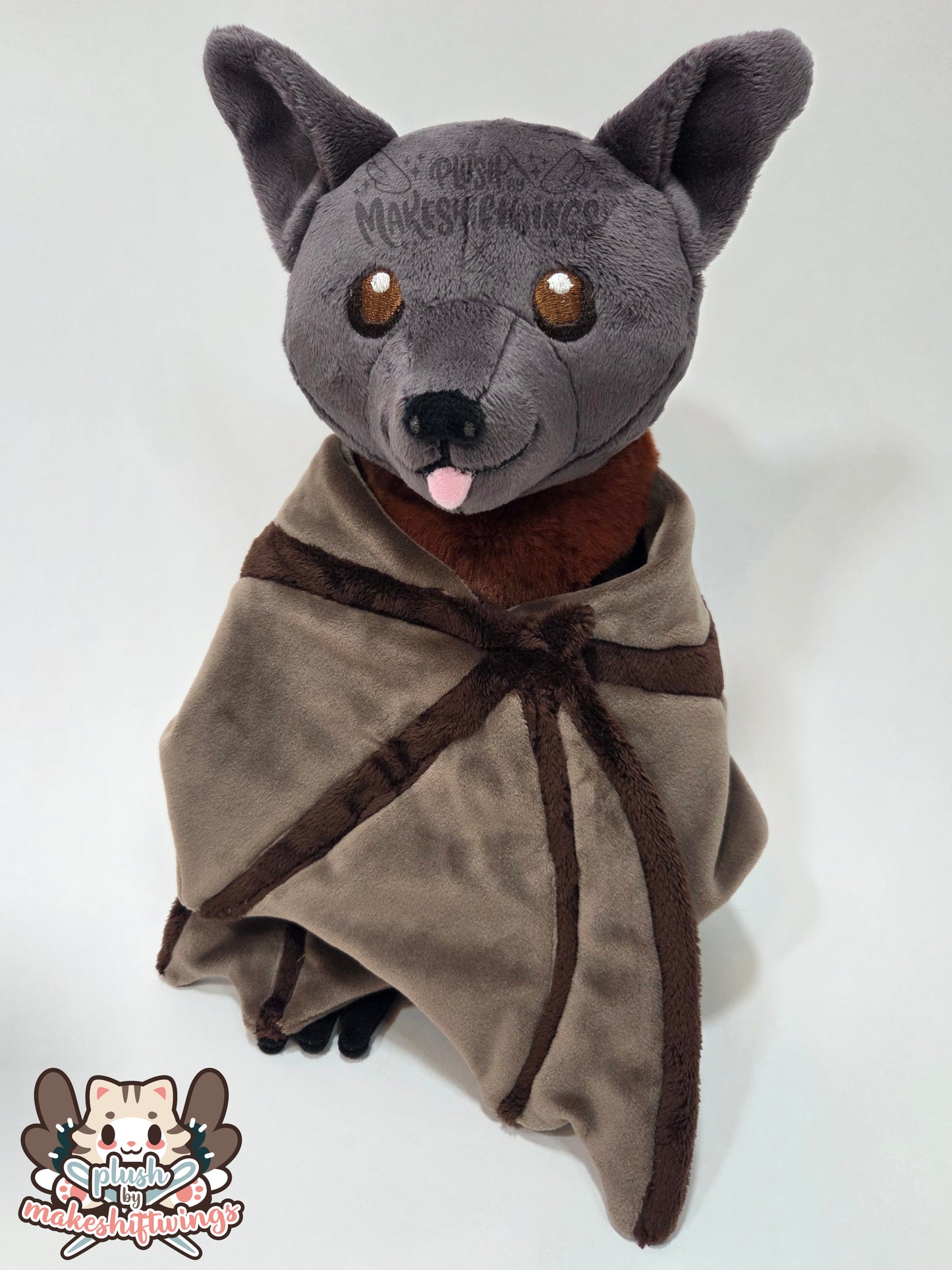 Floppy bat plush
