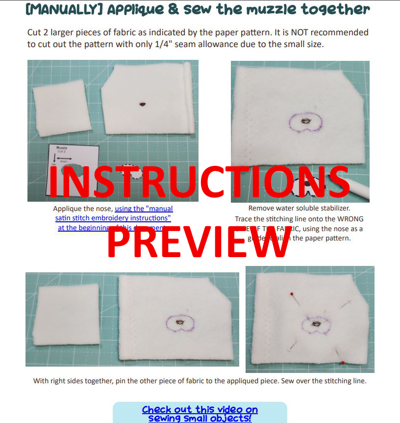 SEWING PATTERN - Dessert Seals