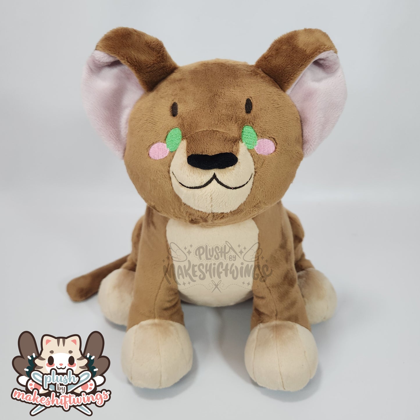 SEWING PATTERN - Lion Cub Plush with Fabric Wreath Mane