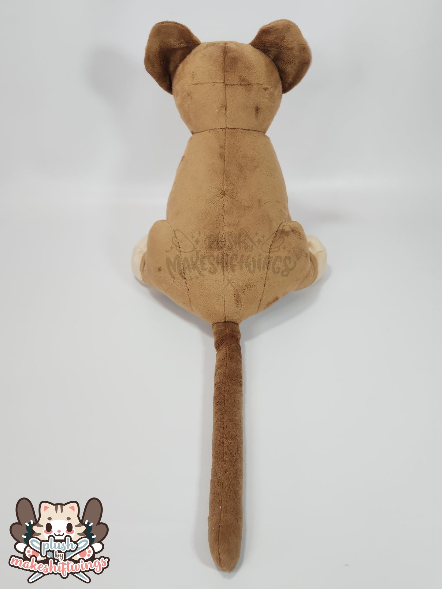 SEWING PATTERN - Lion Cub Plush with Fabric Wreath Mane