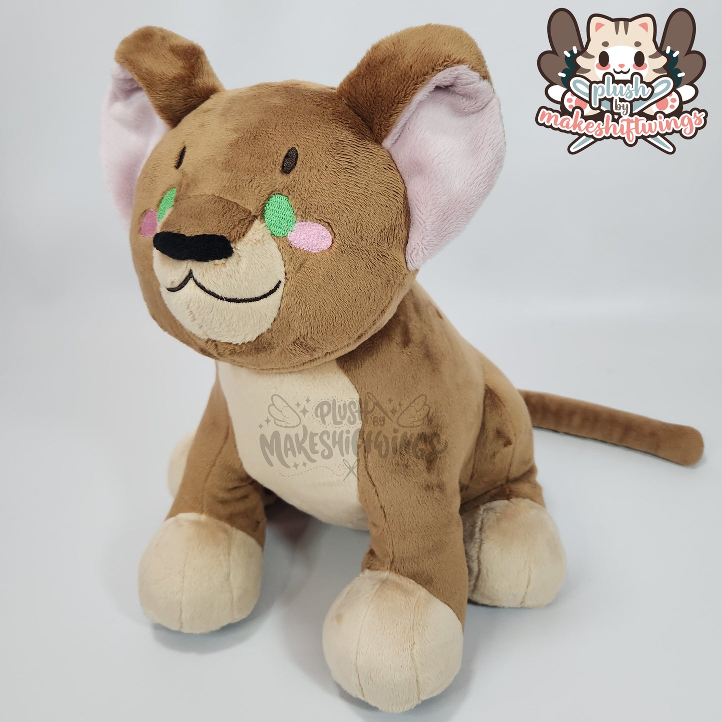 SEWING PATTERN - Lion Cub Plush with Fabric Wreath Mane