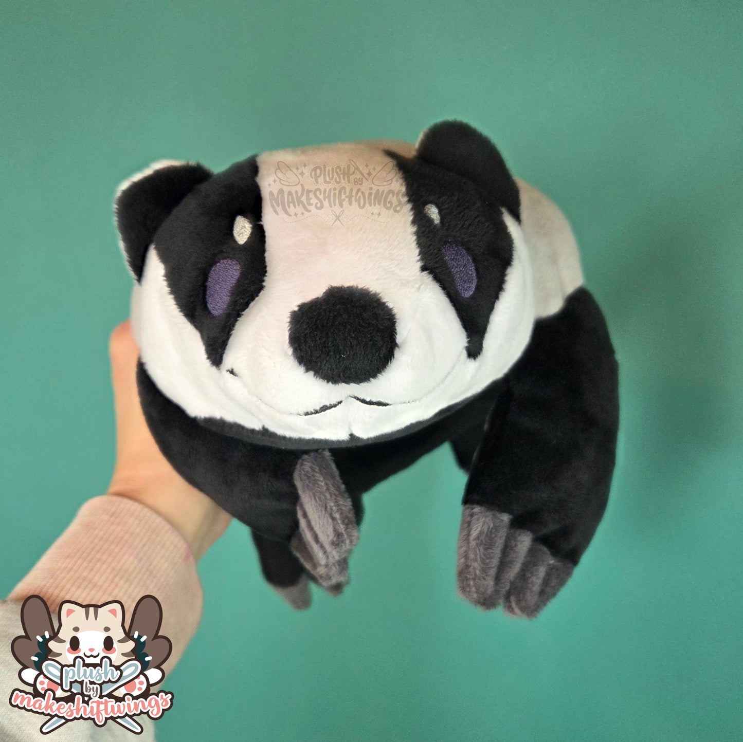 Flat Badger Plush (Minky)