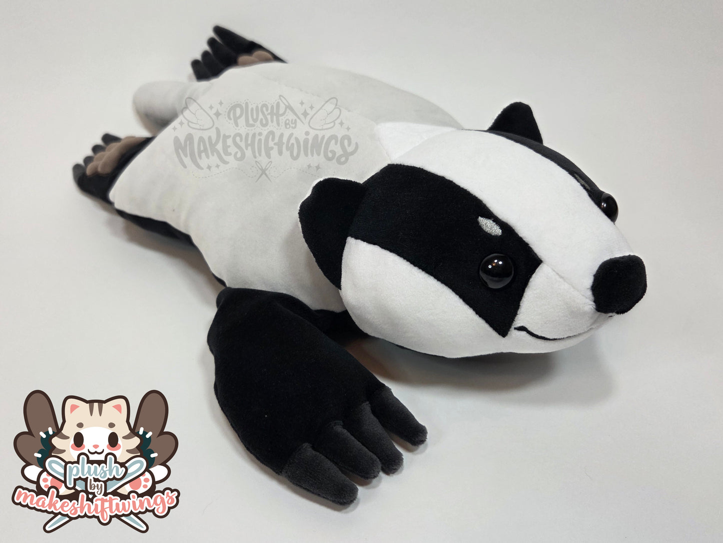 Flat Badger Plush (Mochi)