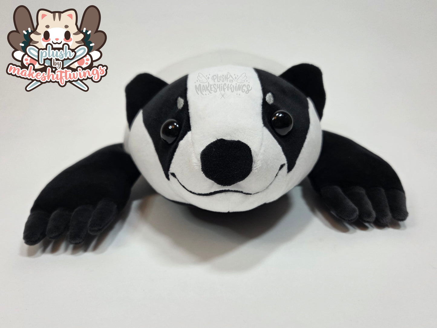 Flat Badger Plush (Mochi)