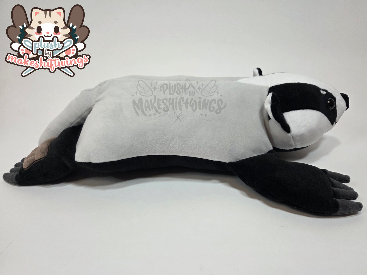 Flat Badger Plush (Mochi)