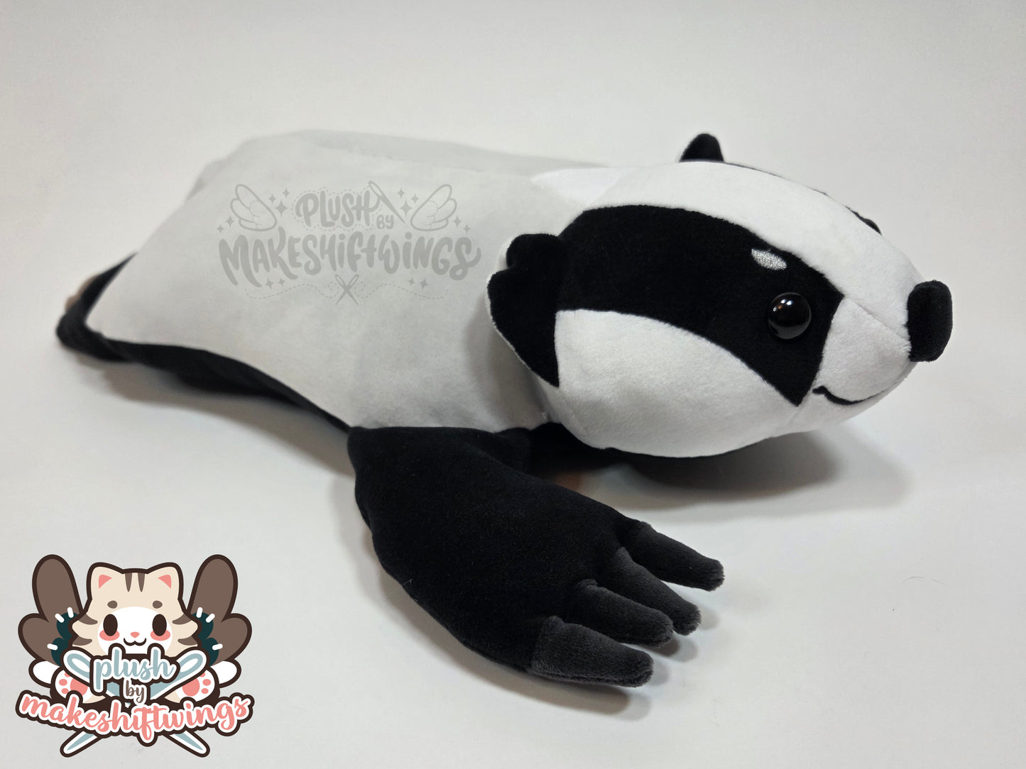 Flat Badger Plush (Mochi)