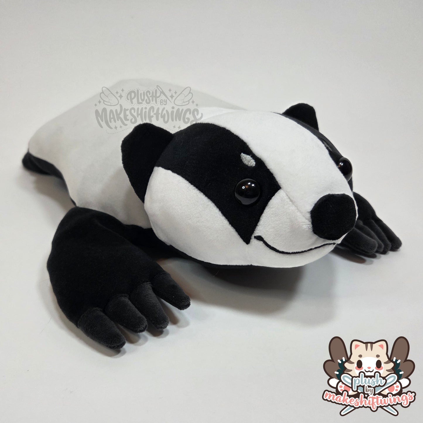 Flat Badger Plush (Mochi)