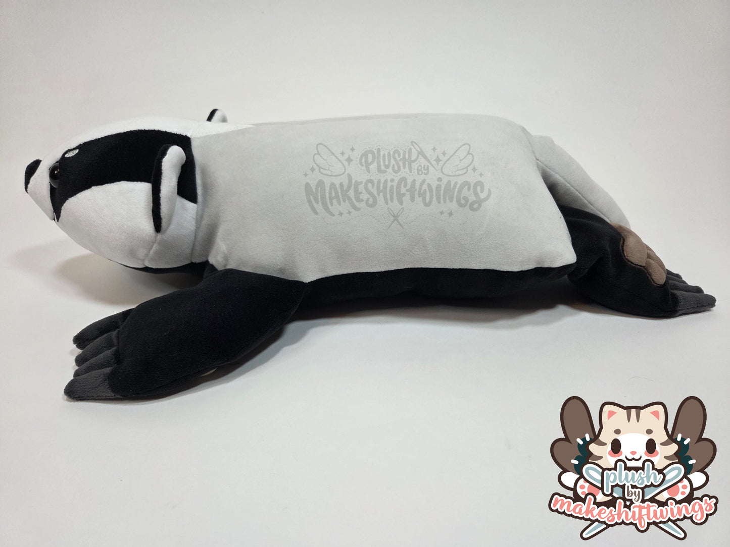 Flat Badger Plush (Mochi)