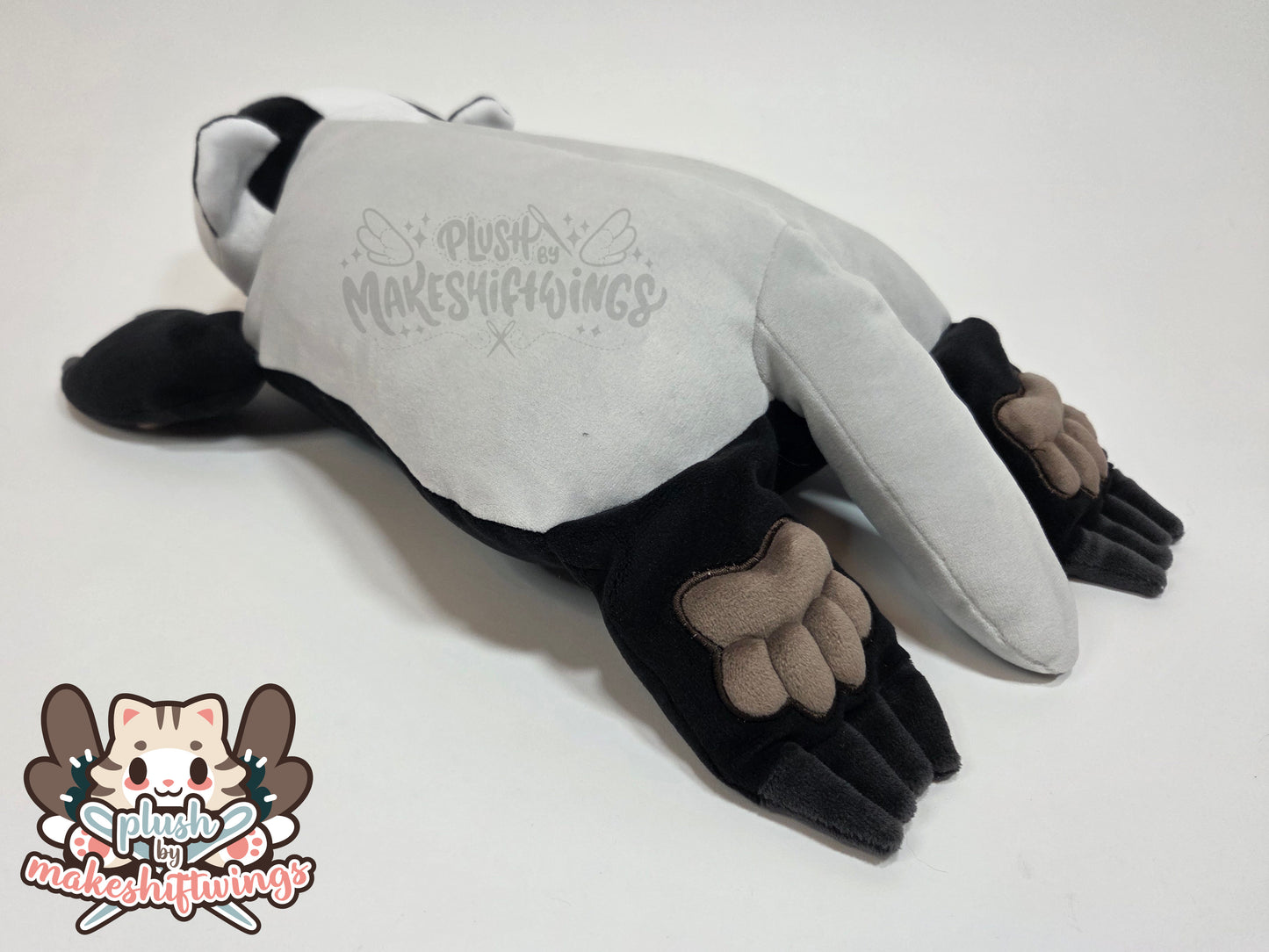 Flat Badger Plush (Mochi)