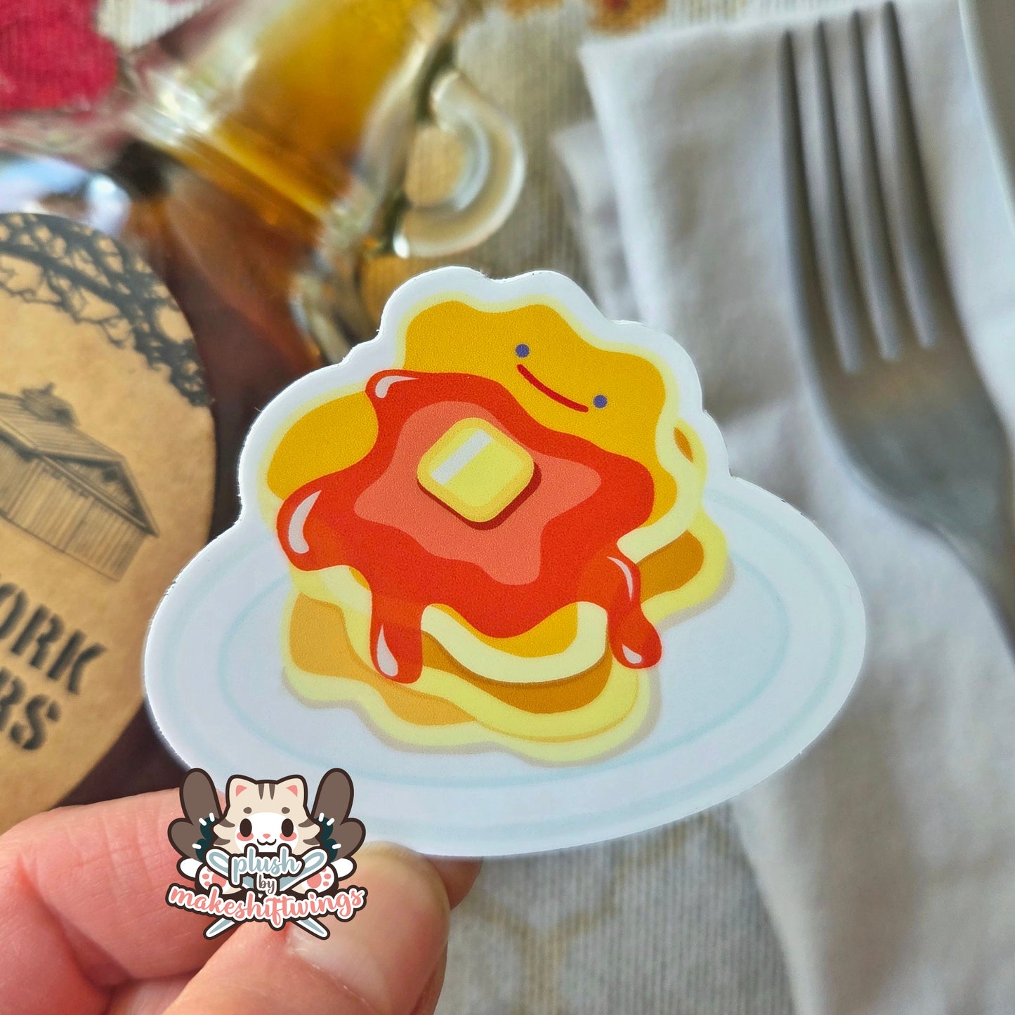 Pancake sticker