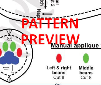 SEWING PATTERN - Fat cat in a sweater