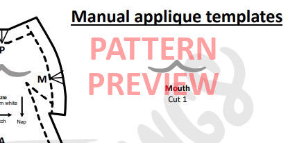 SEWING PATTERN - Raccoon in a chip bag