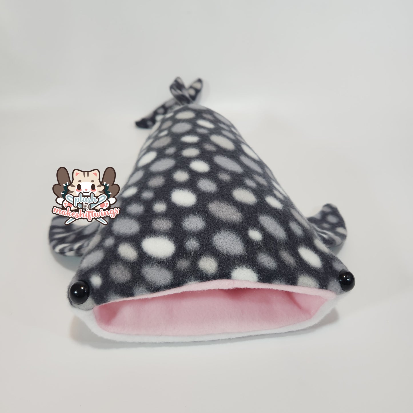 PROTOTYPE PLUSH #1 - Whale Shark (Fleece Mouth)