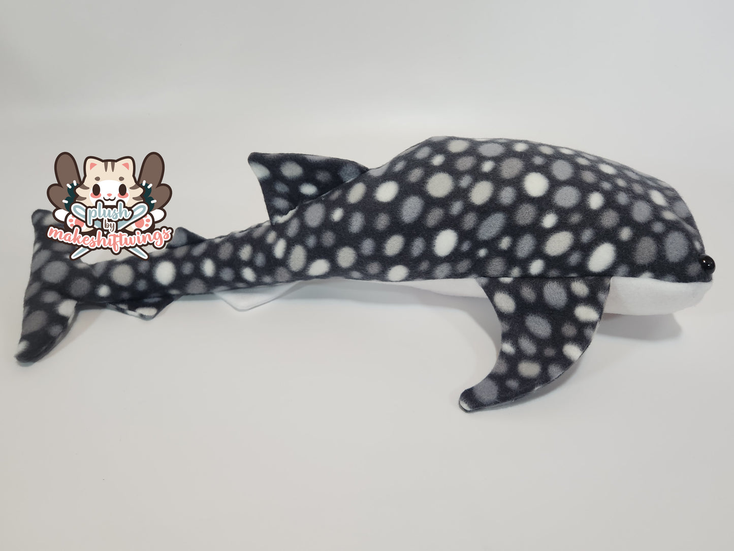 PROTOTYPE PLUSH #1 - Whale Shark (Fleece Mouth)