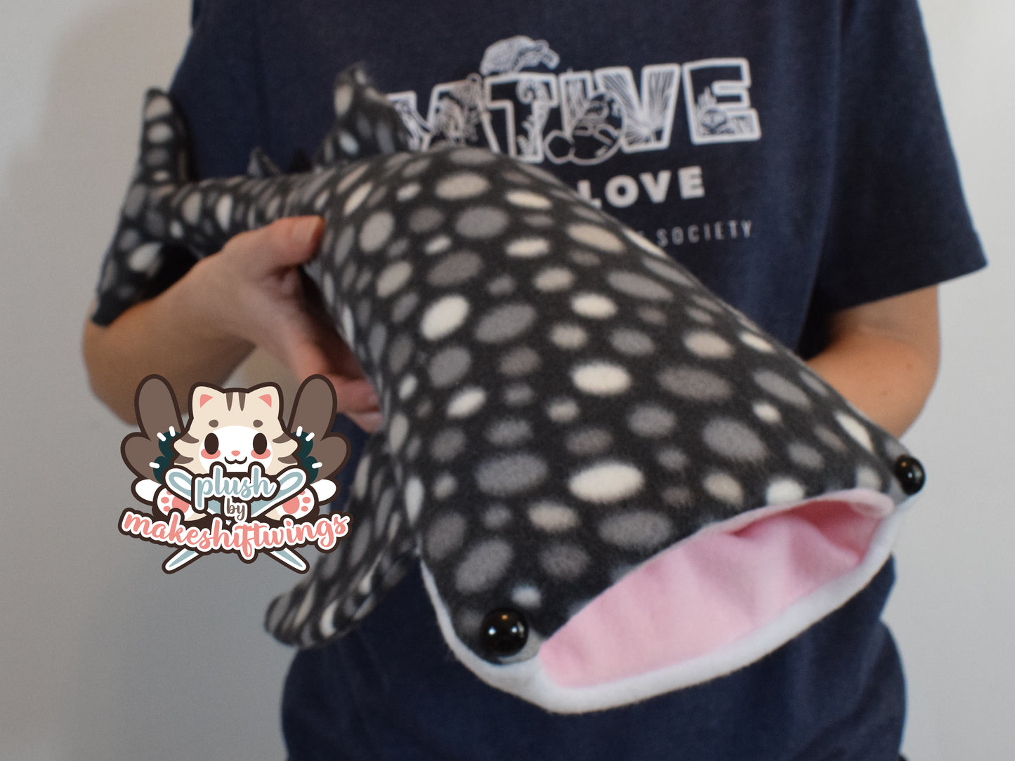 PROTOTYPE PLUSH #1 - Whale Shark (Fleece Mouth)