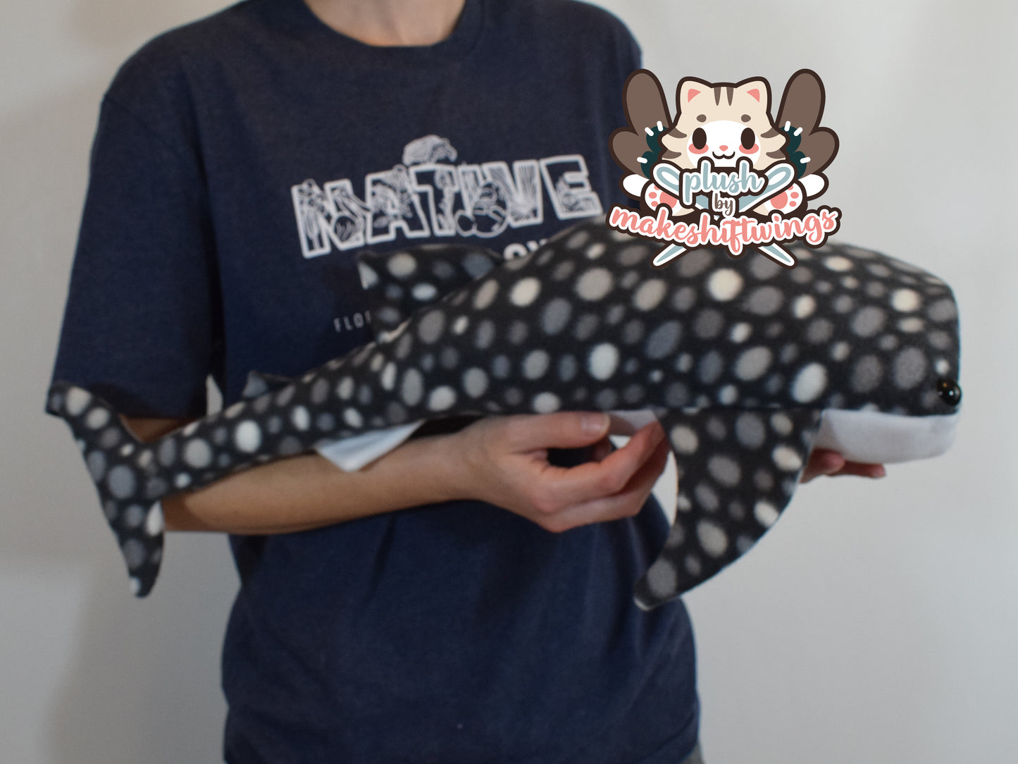 PROTOTYPE PLUSH #1 - Whale Shark (Fleece Mouth)
