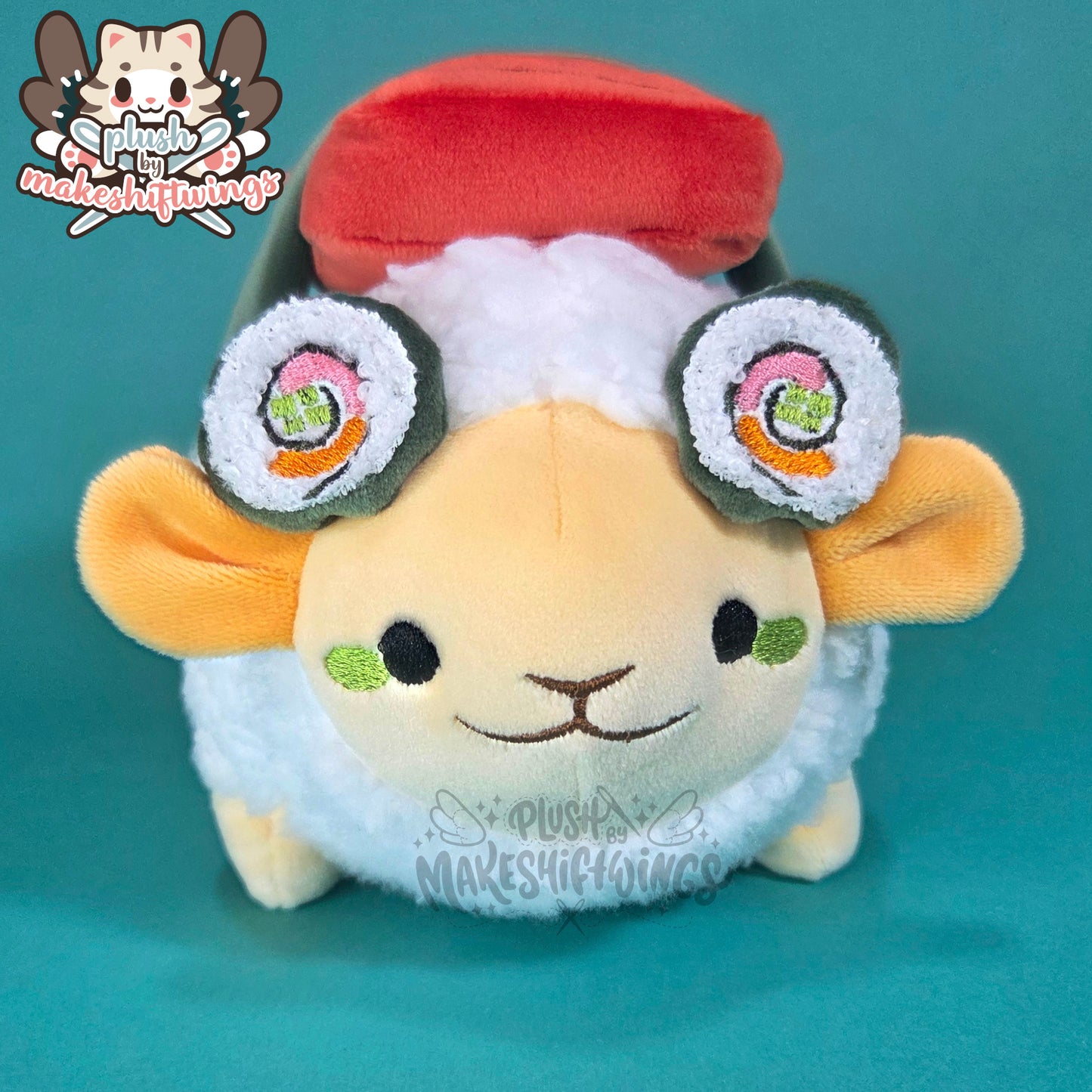 Sushi Sheep Plushie (Sushi Roll Horns)