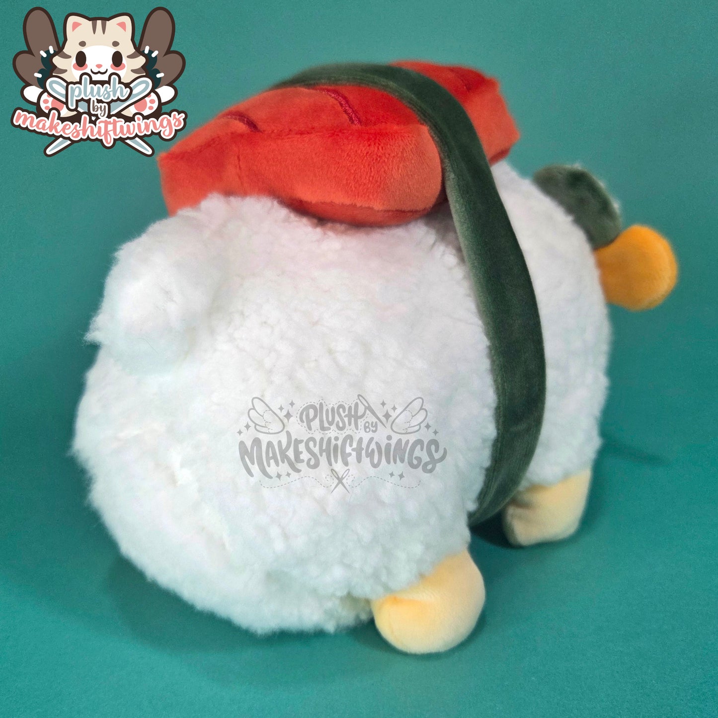Sushi Sheep Plushie (Sushi Roll Horns)