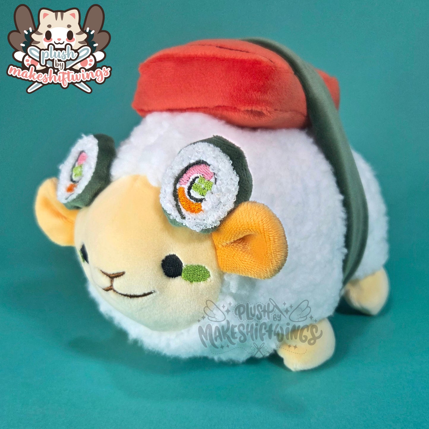 Sushi Sheep Plushie (Sushi Roll Horns)