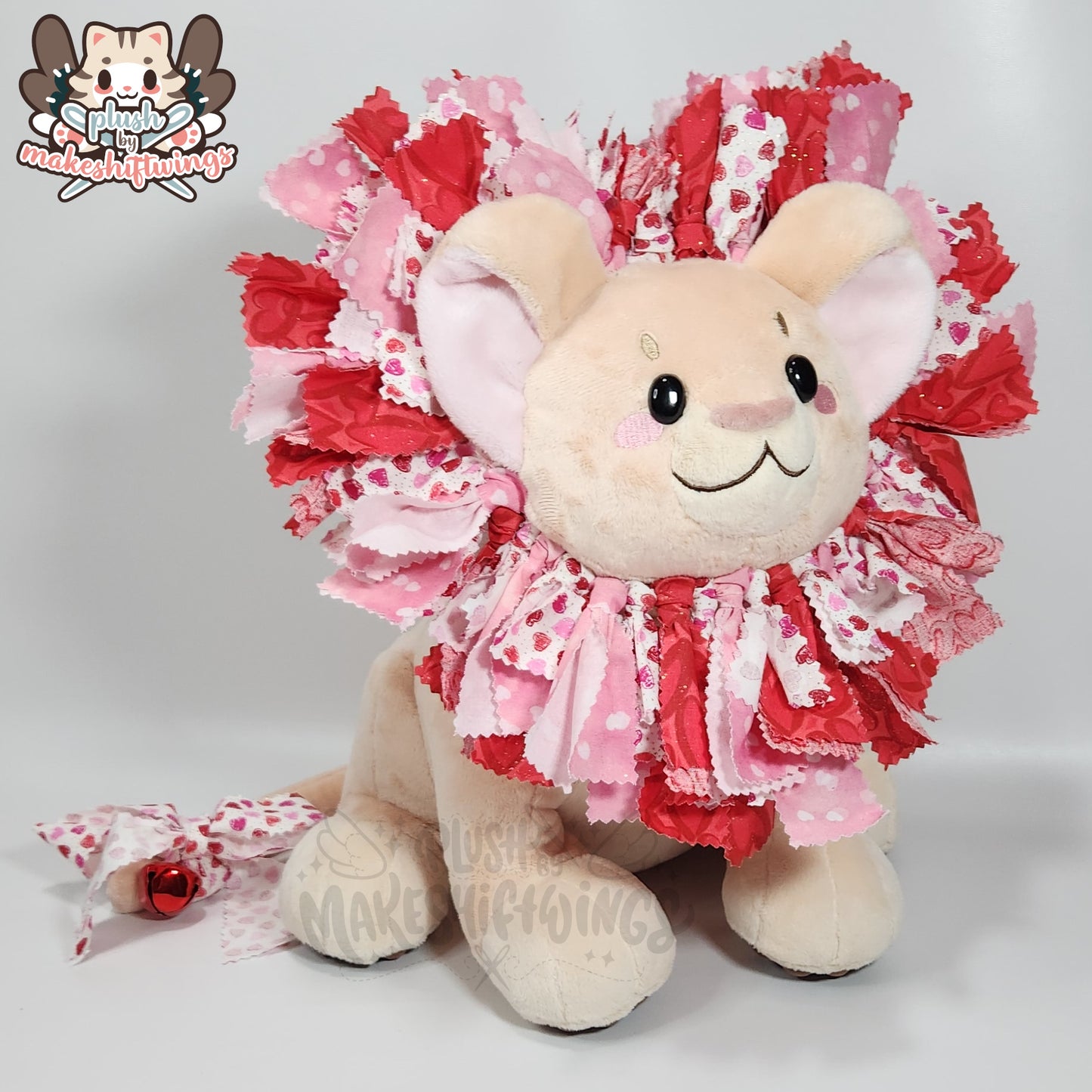 SEWING PATTERN - Lion Cub Plush with Fabric Wreath Mane