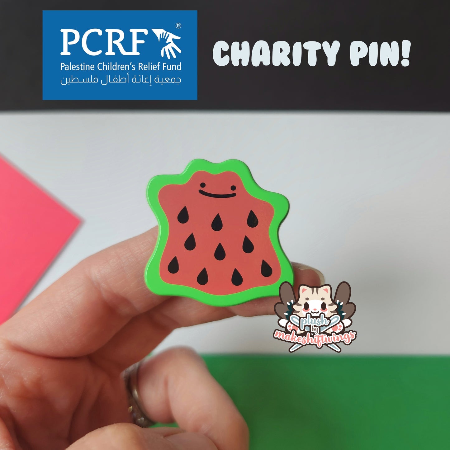 Watermelon Pin (CHARITY ITEM)