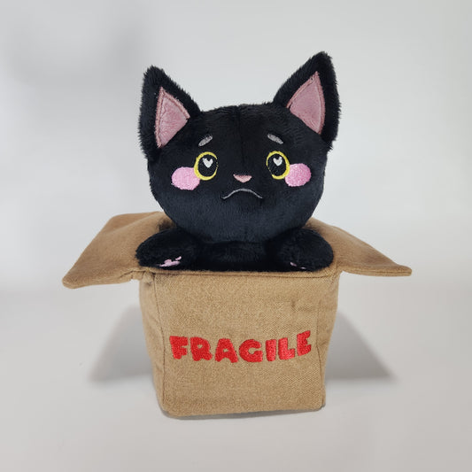 Cat in a Box (Black Fragile)