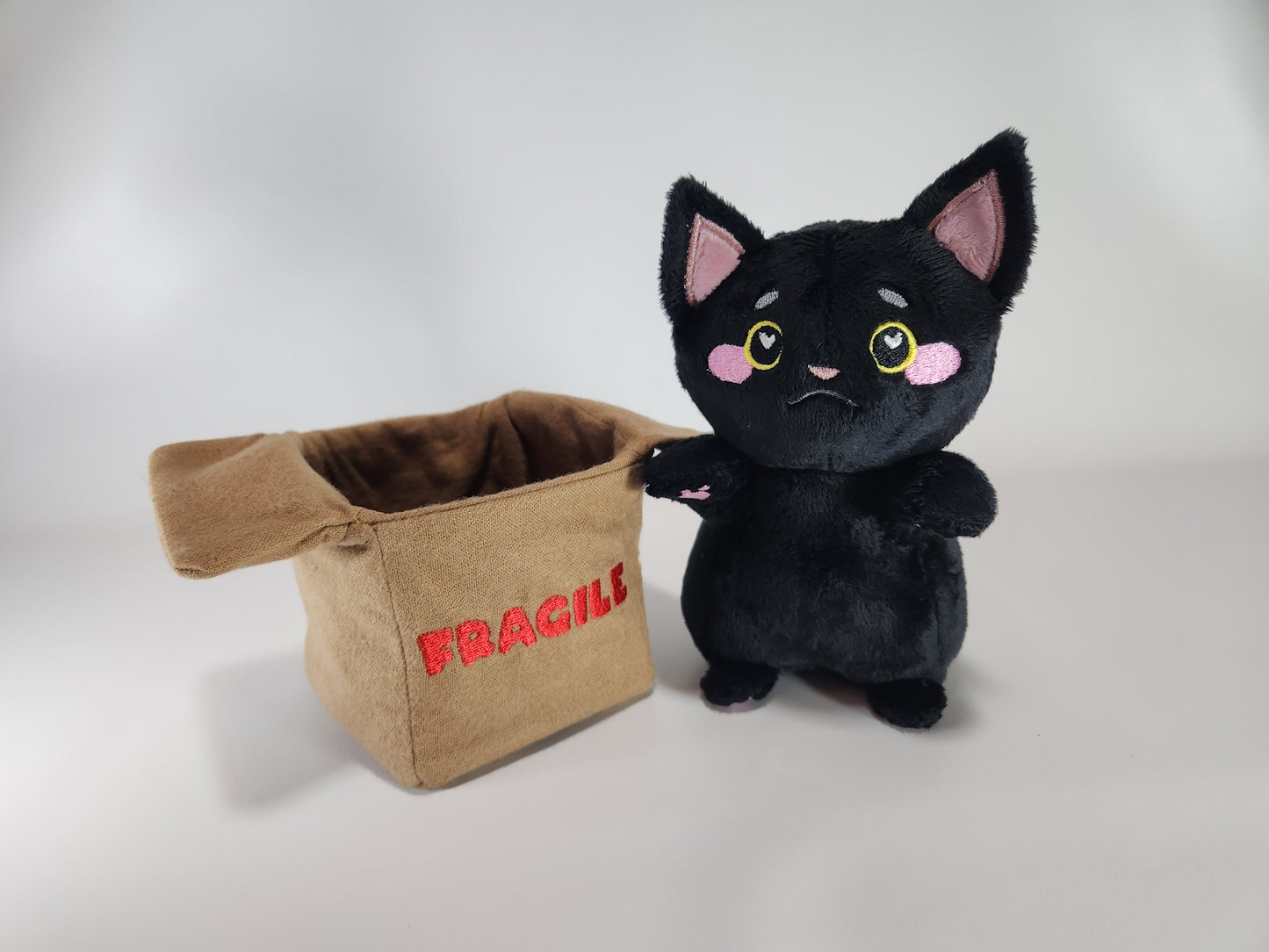 Cat in a Box (Black Fragile)