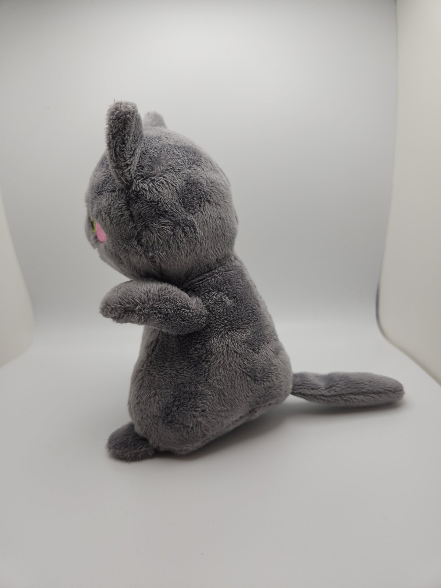 PROTOTYPE PLUSH - Cat in a Box (Grey Treats)