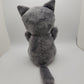 PROTOTYPE PLUSH - Cat in a Box (Grey Treats)