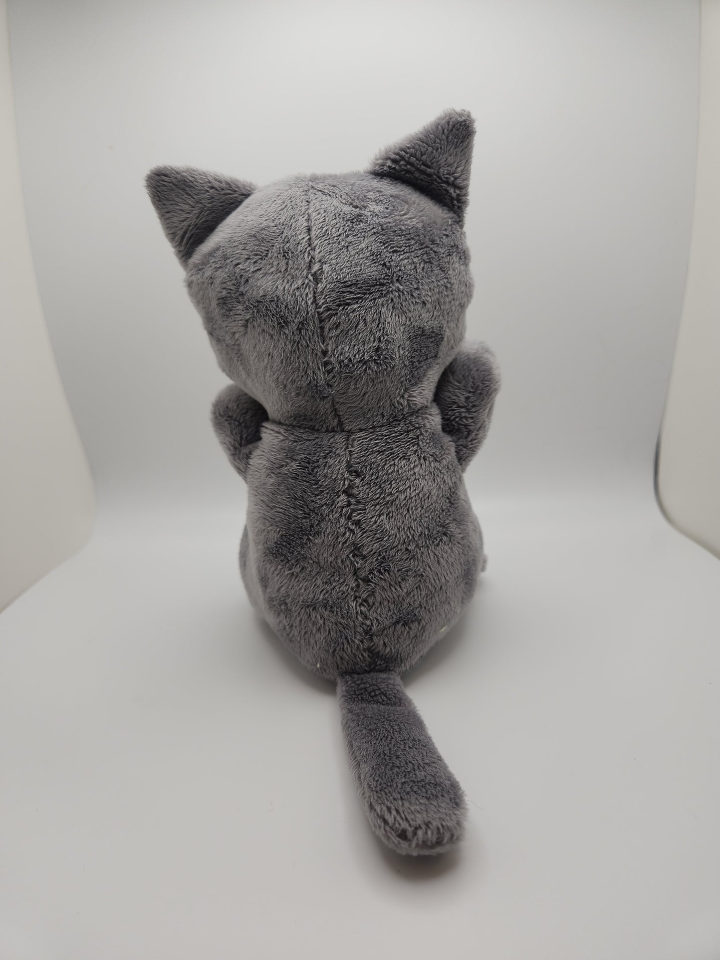 PROTOTYPE PLUSH - Cat in a Box (Grey Treats)